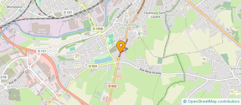 localisation de l'entreprise TELE SERVICE HOEL ET CIE à LOUVROIL