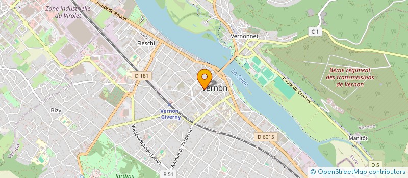 localisation de l'entreprise TELE SERVICES VERNON à VERNON