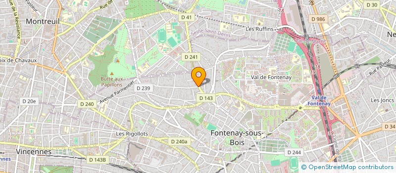 localisation de l'entreprise TELE-SONS à FONTENAY-SOUS-BOIS