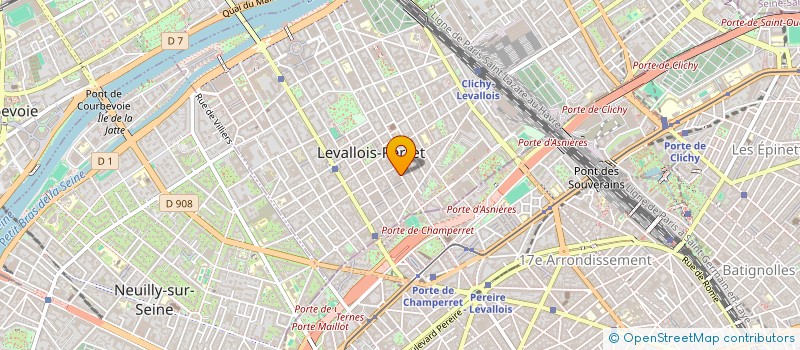 localisation de l'entreprise TELE STRATEGIE  LEVALLOIS PERRET