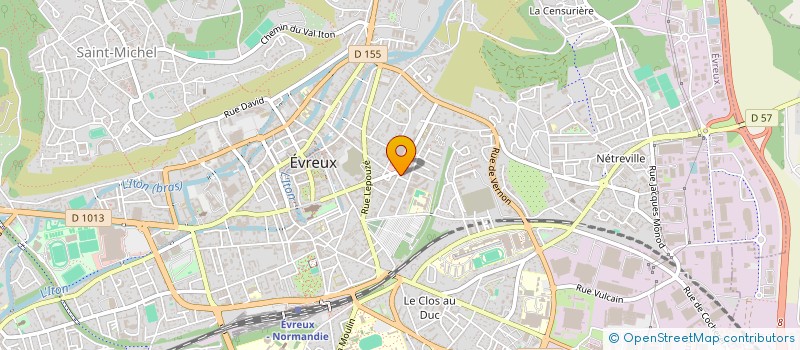 localisation de l'entreprise TELE VIDEO à EVREUX