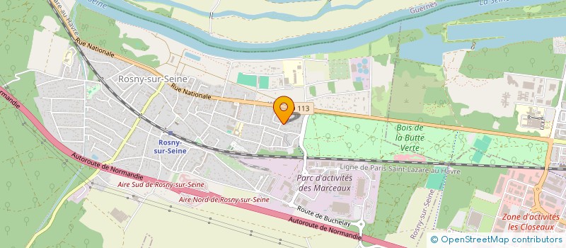 localisation de l'entreprise TELE VIDEO MEDIAS  ROSNY-SUR-SEINE