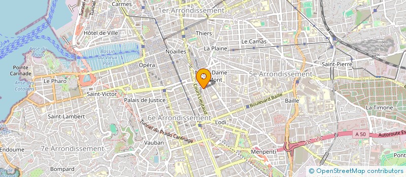 localisation de l'entreprise TELE VIDEO PRODUCTIONS à MARSEILLE
