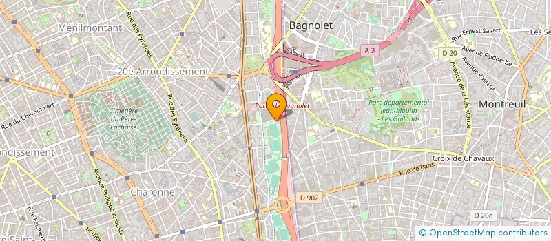 localisation de l'entreprise TELE VINCENNES à PARIS