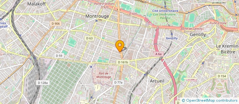 localisation de l'entreprise TELEASSURE  MONTROUGE