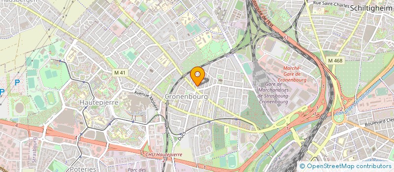 localisation de l'entreprise TELEBOUTIQUE HAUTEPIERRE à STRASBOURG