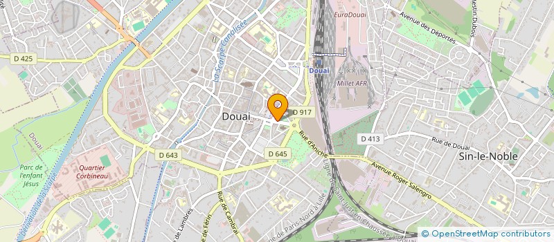 localisation de l'entreprise TELEBOUTIQUE MULTISERVICES à DOUAI