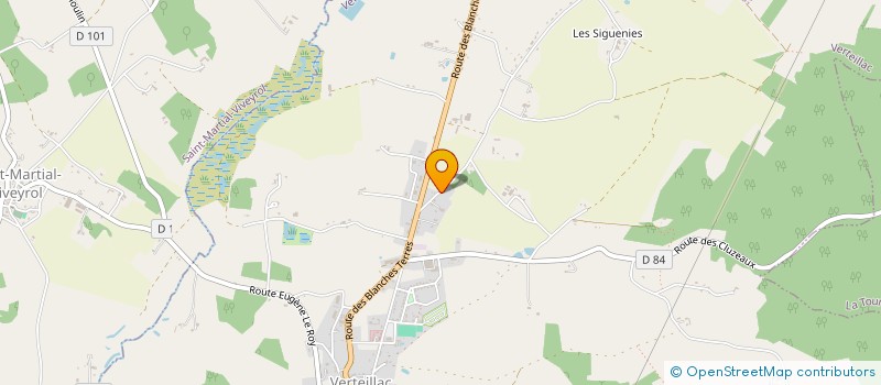 localisation de l'entreprise TELEC  VERTEILLAC