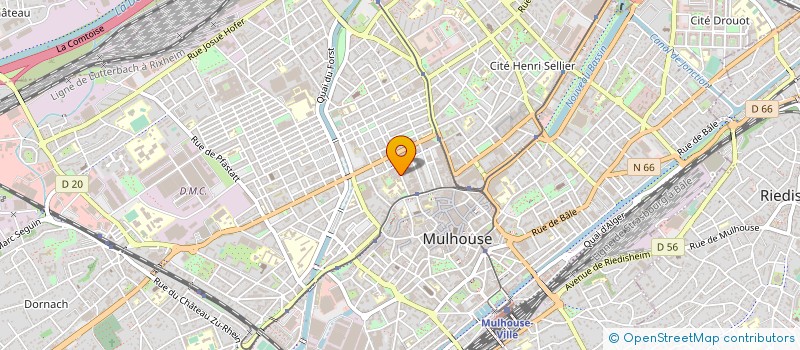 localisation de l'entreprise TELEC DEVELOPPEMENT  MULHOUSE