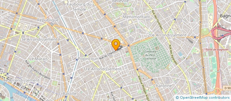 localisation de l'entreprise TELECAME à PARIS