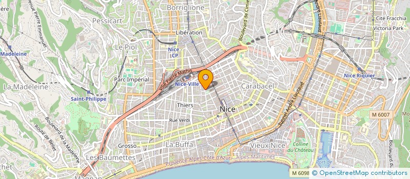 localisation de l'entreprise TELECENTRE GARE ROUTIERE à NICE