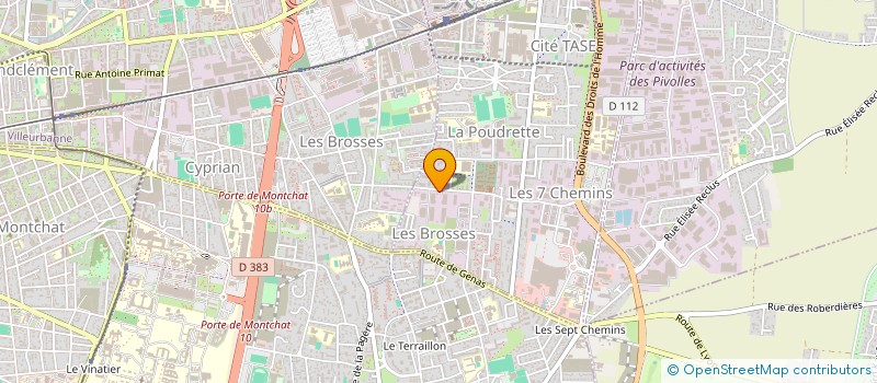 localisation de l'entreprise TELECO AUTOMATION FRANCE à VAULX-EN-VELIN