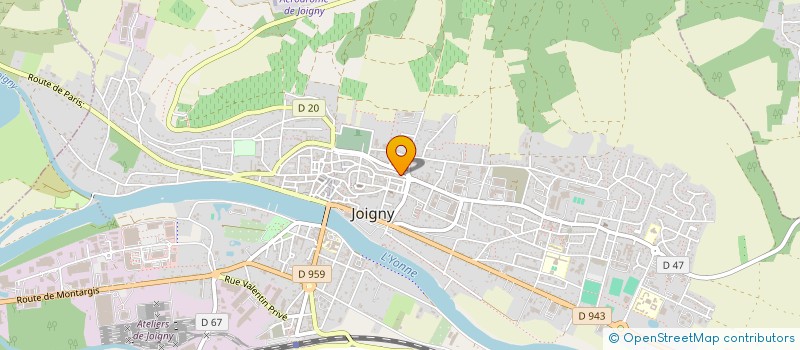 localisation de l'entreprise TELECO PRO à JOIGNY