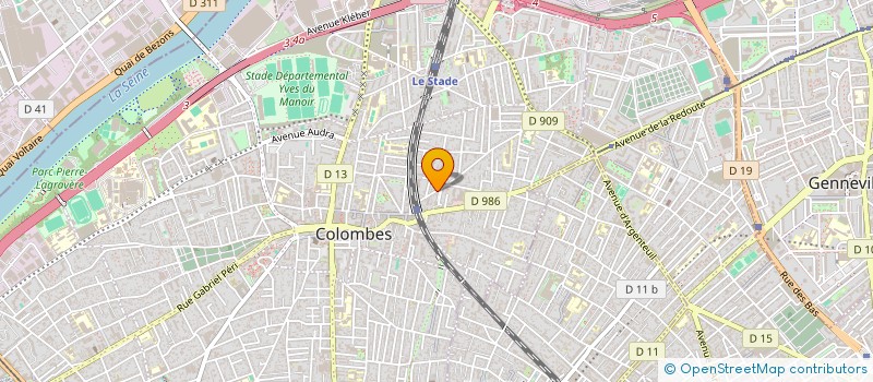 localisation de l'entreprise TELECOM 2000 à COLOMBES