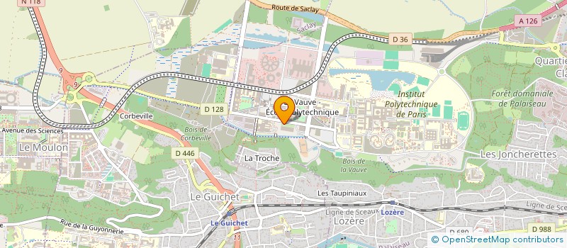localisation de l'entreprise TELECOM BUSINESS & FINANCE à PALAISEAU