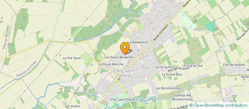 localisation de l'entreprise @-TELECOM-ELEC à CLERY-SAINT-ANDRE