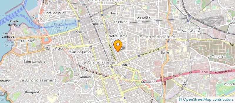 localisation de l'entreprise TELECOM EVOLUTION  MARSEILLE