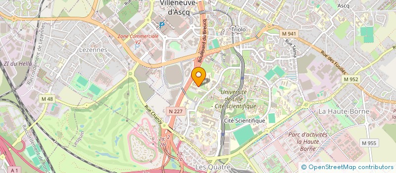 localisation de l'entreprise TELECOM JUNIOR SERVICES  VILLENEUVE-D'ASCQ