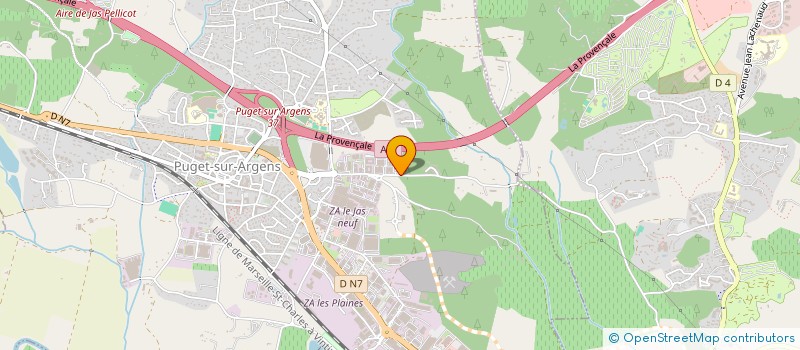 localisation de l'entreprise TELECOM SERVICE MOBILE  PUGET-SUR-ARGENS