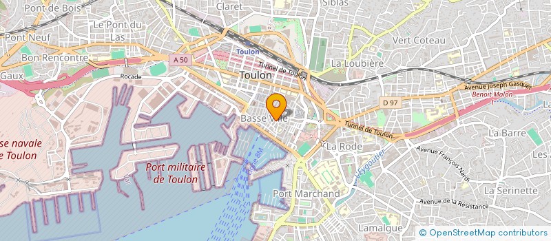 localisation de l'entreprise TELECOM SERVICES à TOULON