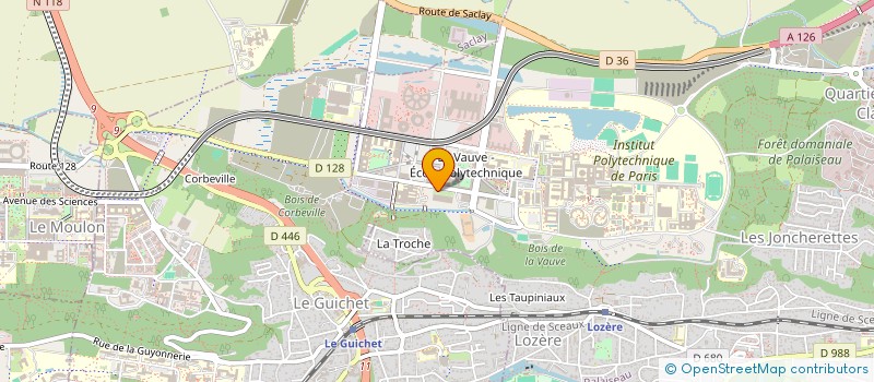 localisation de l'entreprise TELECOM SOUND AND MAGIC à PALAISEAU