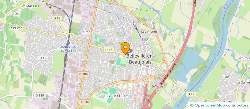 localisation de l'entreprise TELECOM TELEMATIQUE TELEBASE à BELLEVILLE-EN-BEAUJOLAIS