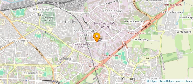 localisation de l'entreprise TELECOMBACK à RENNES