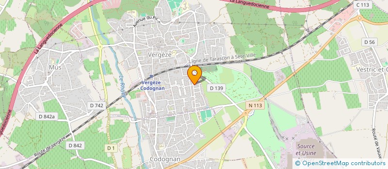 localisation de l'entreprise TELECOMMUNICATION ELECTRICITE NIMOISE INDUSTRIELLE MULTISERVICES  VERGEZE