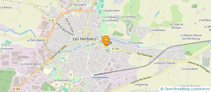 localisation de l'entreprise TELECONFORT 2000 à LES HERBIERS