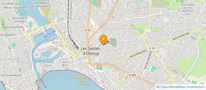 localisation de l'entreprise TELECONFORT à LES SABLES D'OLONNE