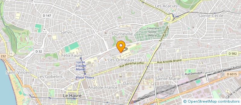 localisation de l'entreprise TELEDUO à LE HAVRE