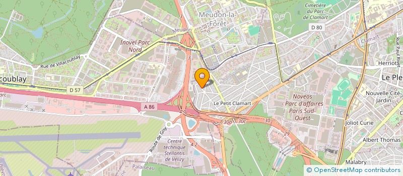 localisation de l'entreprise TELEEMA  CLAMART