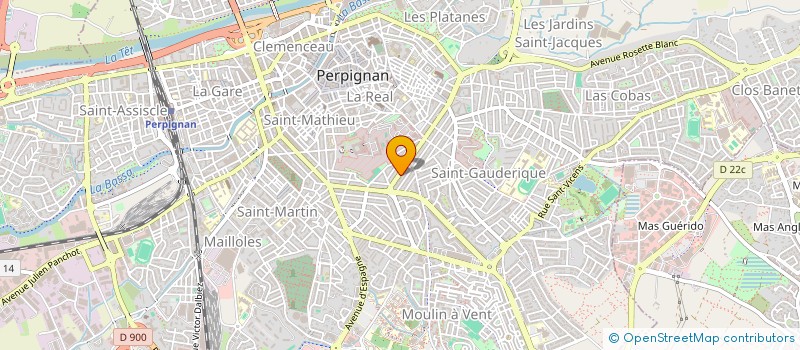 localisation de l'entreprise TELEFORCE 66 à PERPIGNAN
