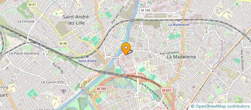 localisation de l'entreprise TELEGESTION REGULAT AUTOMAT CHAUFF ELECT à LA MADELEINE