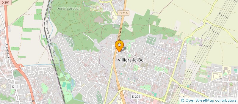 localisation de l'entreprise TELEIOS CONSULTING à VILLIERS-LE-BEL