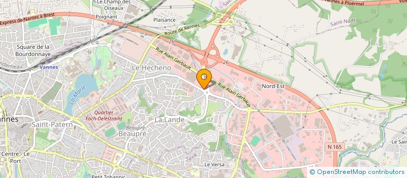 localisation de l'entreprise TELEM 2 à VANNES