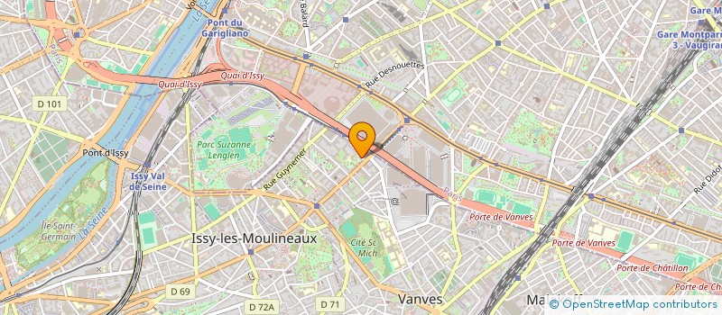 localisation de l'entreprise TELEM à ISSY-LES-MOULINEAUX