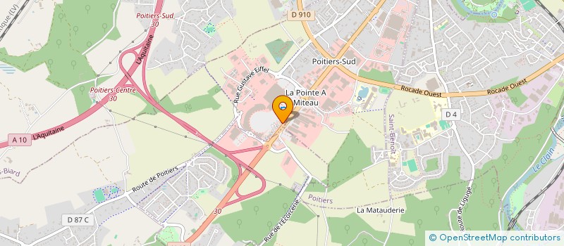 localisation de l'entreprise TELEMAG à POITIERS