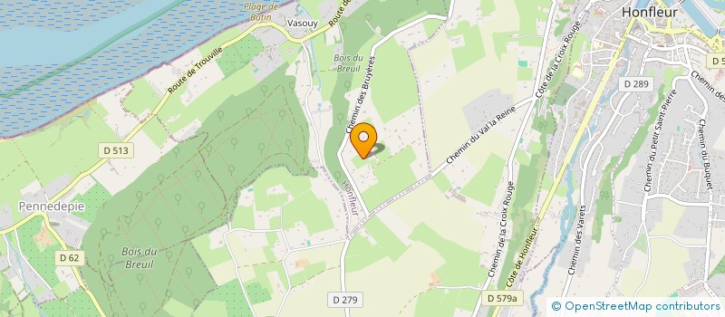 localisation de l'entreprise TELEMAQUE  HONFLEUR