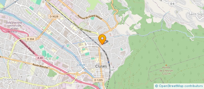 localisation de l'entreprise TELEMAQUE  CLUSES