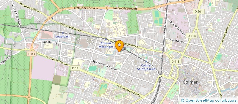 localisation de l'entreprise TELEMAQUE  COLMAR