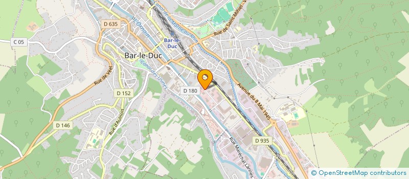 localisation de l'entreprise TELEMARK à BAR-LE-DUC