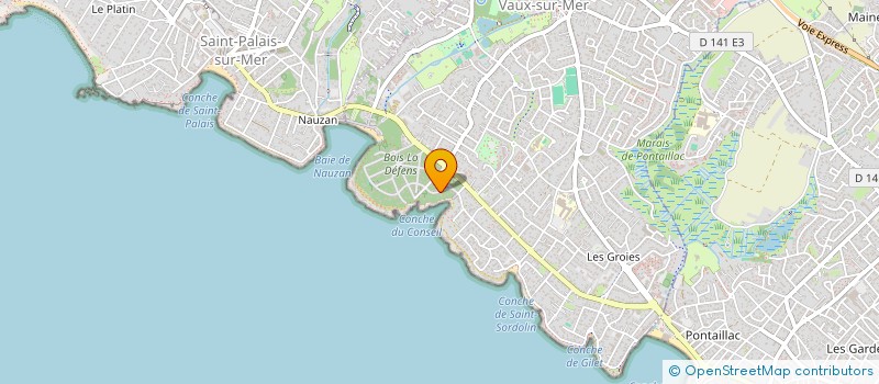 localisation de l'entreprise TELEMARQUE 2  VAUX-SUR-MER