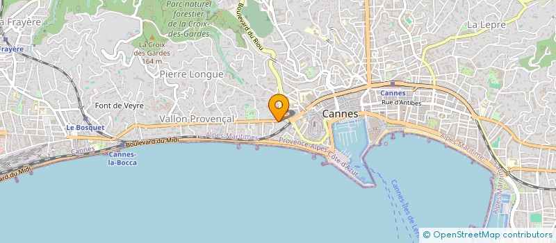 localisation de l'entreprise TELEMARQUES à CANNES