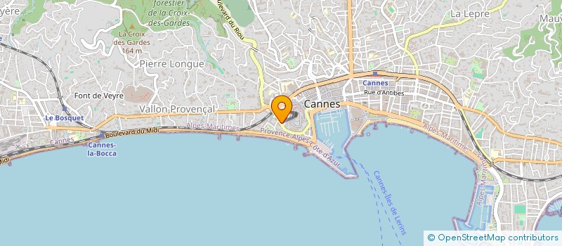 localisation de l'entreprise TELEMAT à CANNES