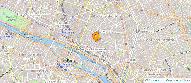 localisation de l'entreprise TELEMATIQUE ET INFORMATIQUE ASSIOCATIVES  PARIS