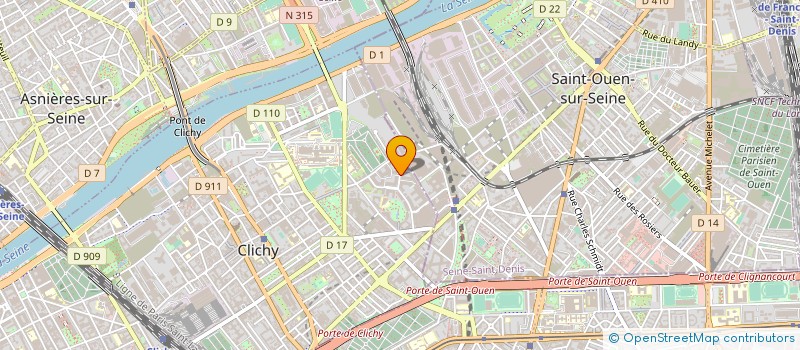 localisation de l'entreprise TELEMEDEXPERT à CLICHY
