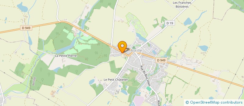 localisation de l'entreprise TELEMENAV  AVRILLE