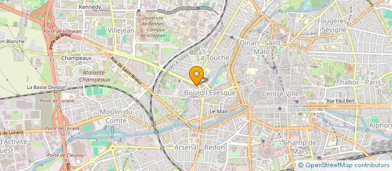 localisation de l'entreprise TELEN ARVOR  RENNES