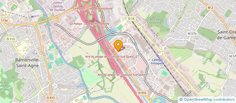 localisation de l'entreprise TELENCIA  LABEGE